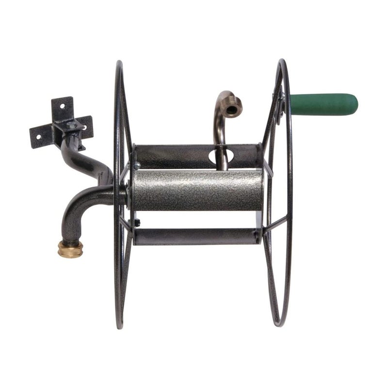 Yard Butler Hose Reel Mounts - Compact and Versatile Garden Hose Holder with Swivel and Mounting Options - Great for Garden Storage, 180 Degree Pivot - Image 2